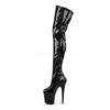 Pleaser - FLAMINGO3000 Cuissardes à plateforme - Chaussures de pole dance - Noir Product image